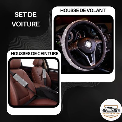 Couvre volant de Luxe - AUTO FASHION ACCESSOIRES