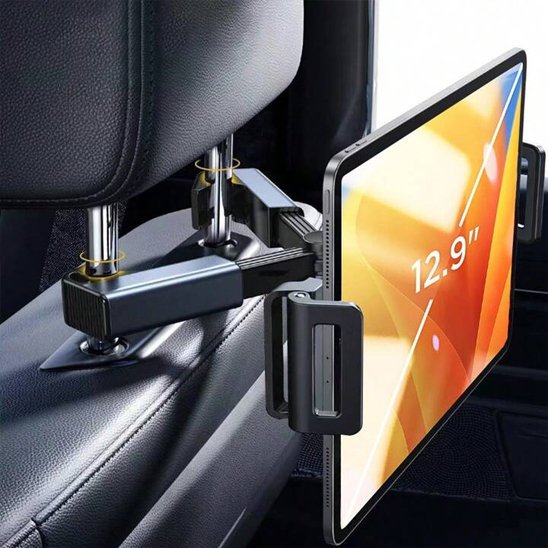 Support tablette voiture | Pivotant 360°