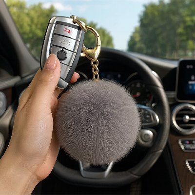 Porte clés | Pompon Douceur