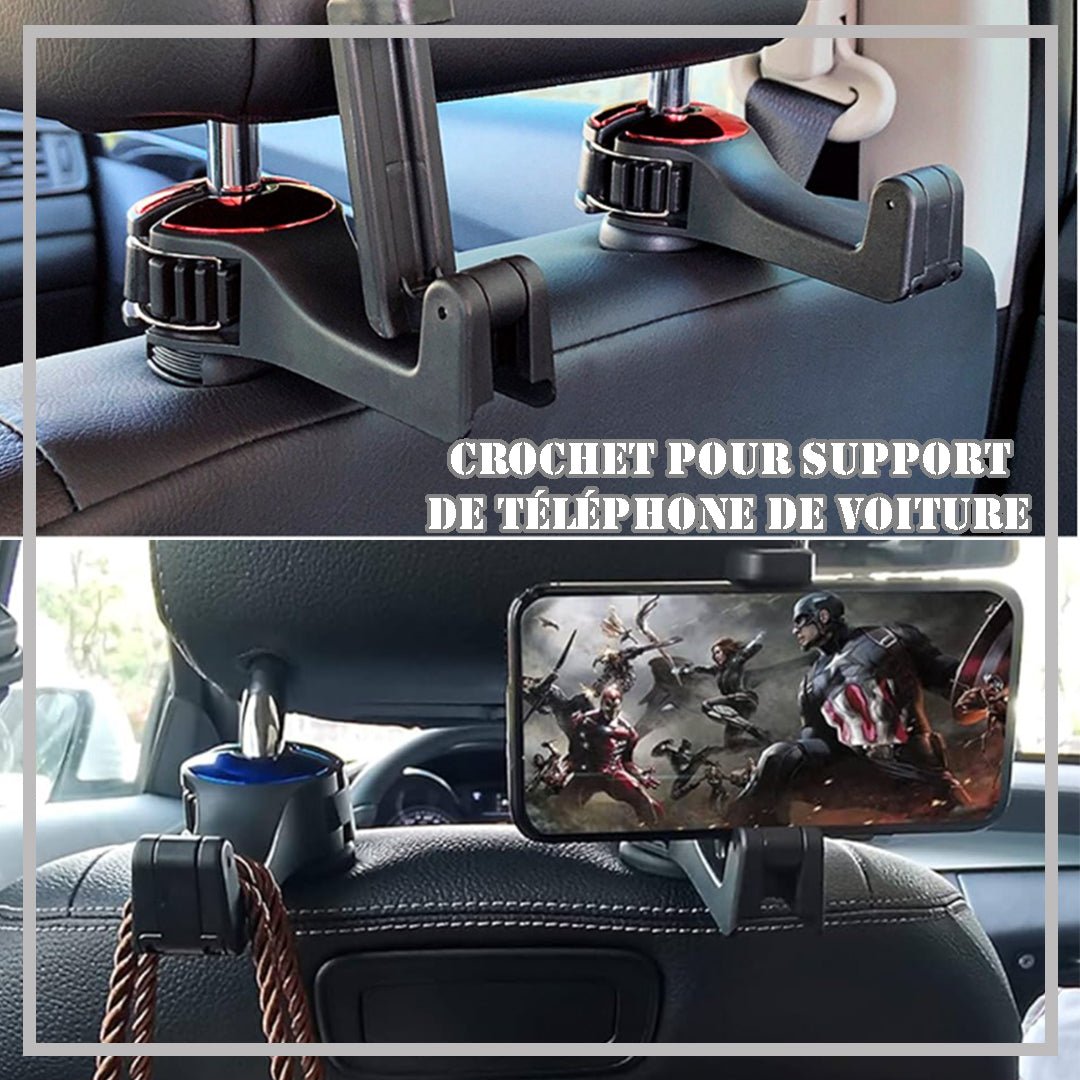 Crochet universel de siège arrière - CarSeatLink - AUTO FASHION ACCESSOIRES