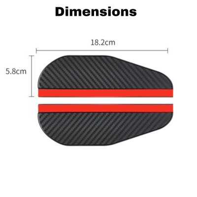 2 PCS Pare - Pluie pour rétroviseur | Drivevisor - AUTO FASHION ACCESSOIRES