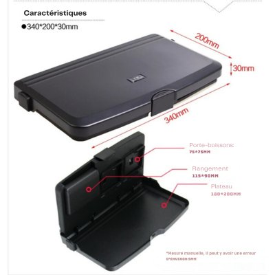 Le Plateau pour Voiture Révolutionnaire - CarDesk Compact™ - AUTO FASHION ACCESSOIRES