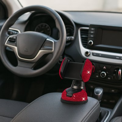 Support téléphone voiture | Cristal Luxe
