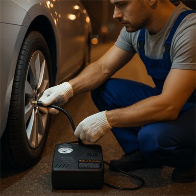 Gonfleur pneu voiture | Portable Rechargeable