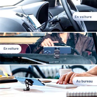 Support Téléphone Magnétique Voiture - AUTO FASHION ACCESSOIRES