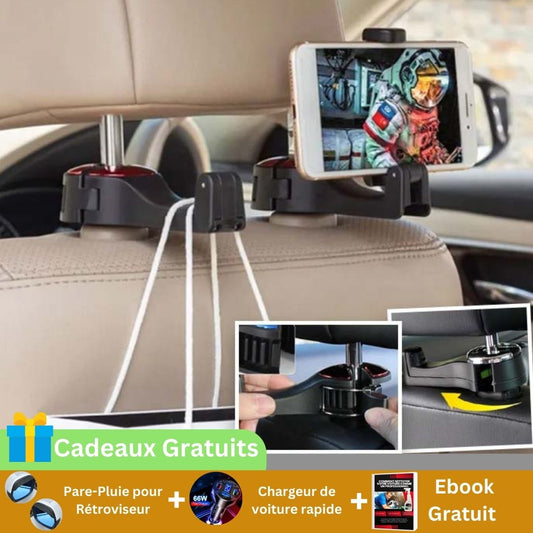 Crochet universel de siège arrière - CarSeatLink™ - AUTO FASHION ACCESSOIRES